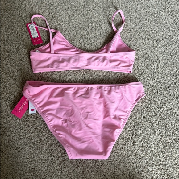 Juniors pink target bikini - Picture 2 of 2